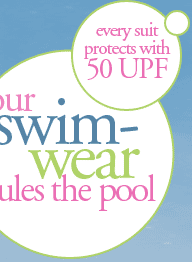 Our swim-wear rules the pool