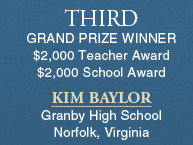 Third  Grand Prize Winner Kim Baylor