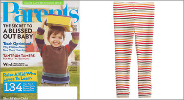 Girls' Cuffed Tight Fit Leggings