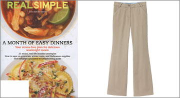 Comfort Waist Jackie Boot-cut Chino Pant