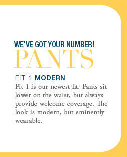 Fit 1 Modern Pants
