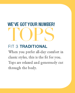 Tops Fit 3 Traditional