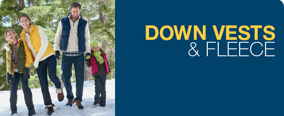 Down Vests & Fleece
