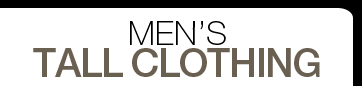 Men's Tall Clothing