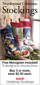 Needlepoint Christmas Stockings
