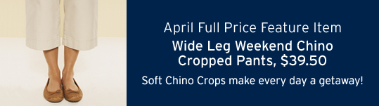 Wide Leg Weekend Chino