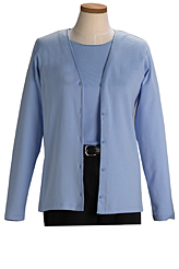 Rib-knit Button-front Cardigan
