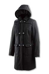 Lands' End Women's Wool Duffle Coat
