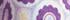 Purple Sky Floral Dot