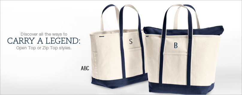 Open Top and Zip Top Totes