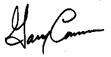 Gary Comer's Signature