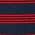 Navy/Fiery Red Stripe