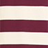 Burgundy/Ivory Even Stripe