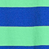 Sapphire Gem/Mint Bold Stripe