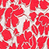 Coral Red Tossed Floral