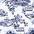 White/Blue Toile