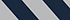 Classic Navy/Silver Two Stripe