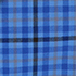 Muted Cobalt Blue/Black Plaid