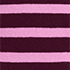 Burgundy/Pink Placed Stripe