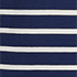 Deep Sea/Ivory Breton Stripe
