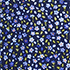 Clear Blue/Navy Ditsy Floral