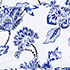 White/Blue Vintage Floral