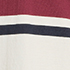 Ivory/Rich Burgundy Stripe