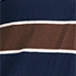 Ivory/Navy/Brown Stripe