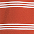 Rich Pumpkin/White Stripe