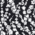 Black/White Vine Floral