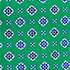 Green/Navy Geo Floral