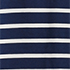 Deep Sea/Ivory Breton Stripe