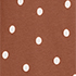 Rich Ginger Brown Polka Dot