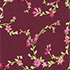 Rich Burgundy Floral Vine