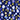 Clear Blue/Navy Ditsy Floral