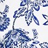 White/Blue Vintage Floral