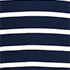 Deep Sea/Ivory Breton Stripe