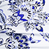 White/Blue Vintage Floral