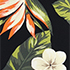 Hibiscus Floral/Black