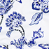 White/Blue Vintage Floral