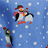 Winter Puffins/Clear Blue Sky