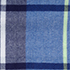 Vibrant Lapis/Ivory Plaid