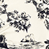 Egret/Black Toile
