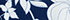 Deep Sea Navy/White Lilies