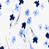 Ivory/Blue Sky Wispy Floral
