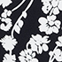 Black/White Vine Floral
