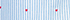 White/Blue Mini Hearts Stripe