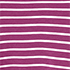 Raspberry/White Narrow Stripe