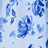 Misty Blue Graphic Floral