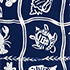 Sea Stamp/Navy/White